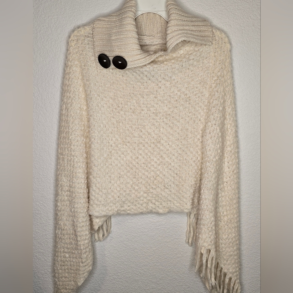 Miss Sparkling Knit Poncho